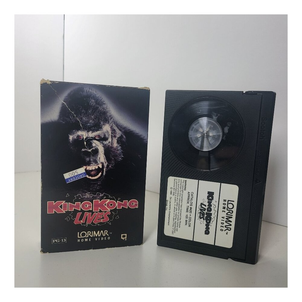 King Kong Lives BETA Tape Betamax (Not VHS)